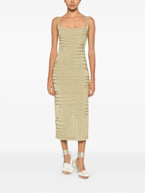 Cult Gaia Kymia midi dress - Gold