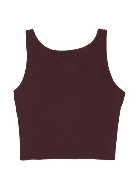 Magda Butrym floral-appliqué bikini top - Red