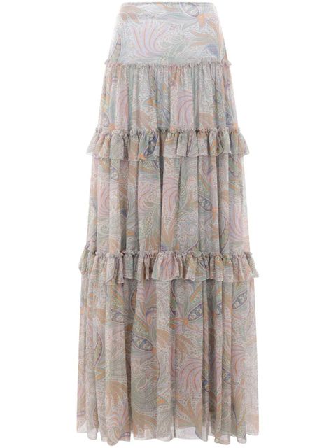 ETRO printed maxi skirt - Neutrals - zdjęcie produktu nr 1