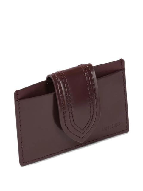 Jacquemus The Bambino stitched tab wallet - Brown - zdjęcie produktu nr 1