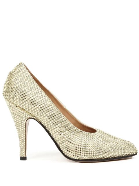 Maison Margiela Tabi 110mm rhinestone-embellished pumps - Gold - zdjęcie produktu nr 1