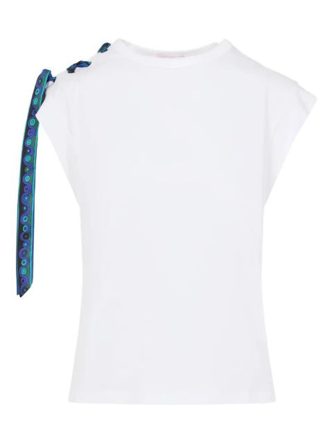 PUCCI cotton t-shirt - White - zdjęcie produktu nr 1