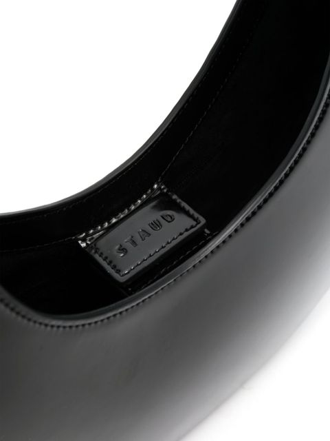 STAUD Moon leather shoulder bag - Black