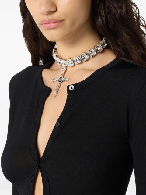 Blumarine cross choker - Silver - zdjęcie produktu nr 2