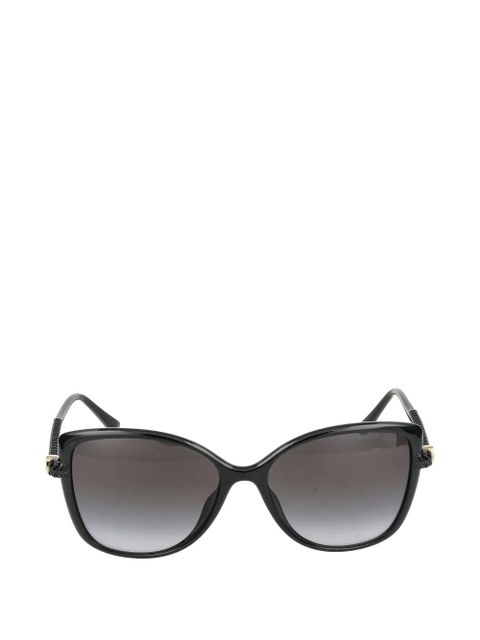 Michael Kors logo-plaque cat-eye sunglasses - Black - zdjęcie produktu nr 1
