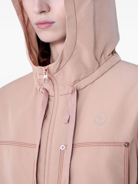 Moncler hooded coat - Pink