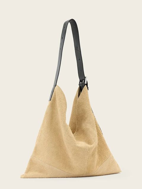 AllSaints torebka zamszowa ASHA - zdjęcie produktu nr 1