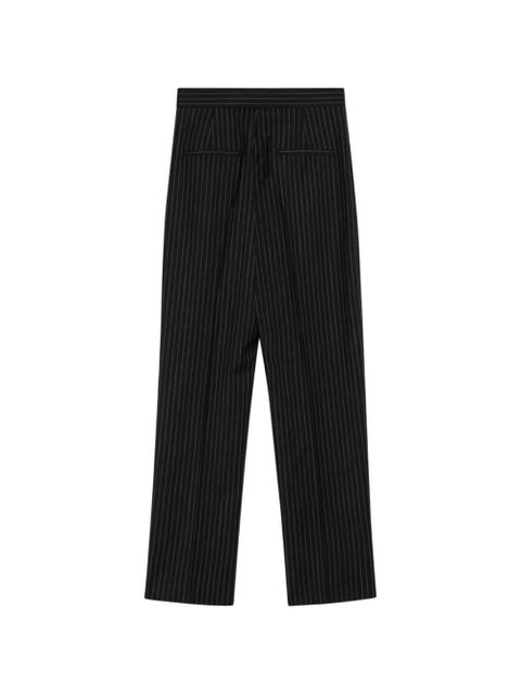 Max Mara pinstriped wool trousers - Black - zdjęcie produktu nr 2