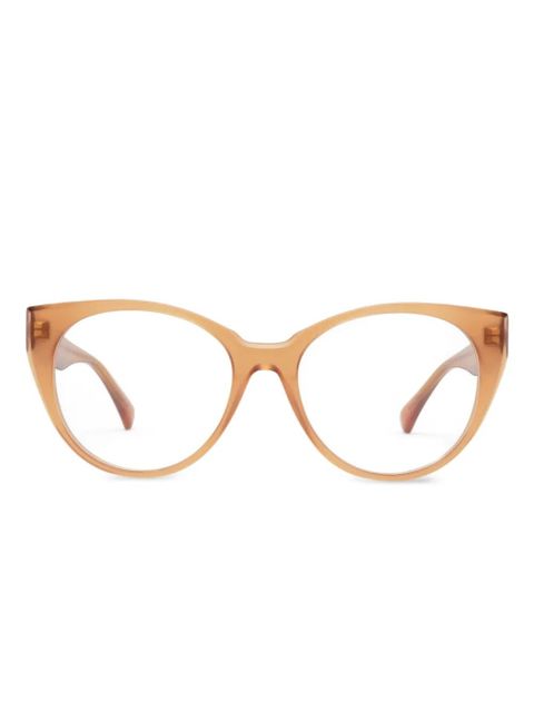 Max Mara Eyewear cat eye-frame glasses - Brown - zdjęcie produktu nr 1