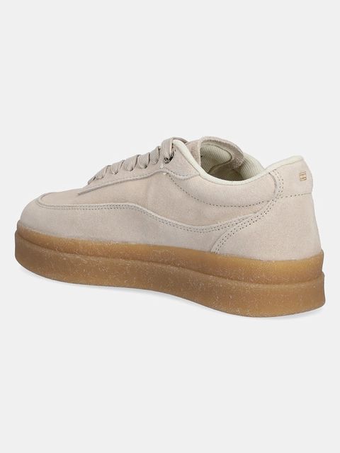 Tommy Hilfiger sneakersy zamszowe MODERN COURT SNEAKER SUEDE damskie kolor beżowy FW0FW08686 - zdjęcie produktu nr 2