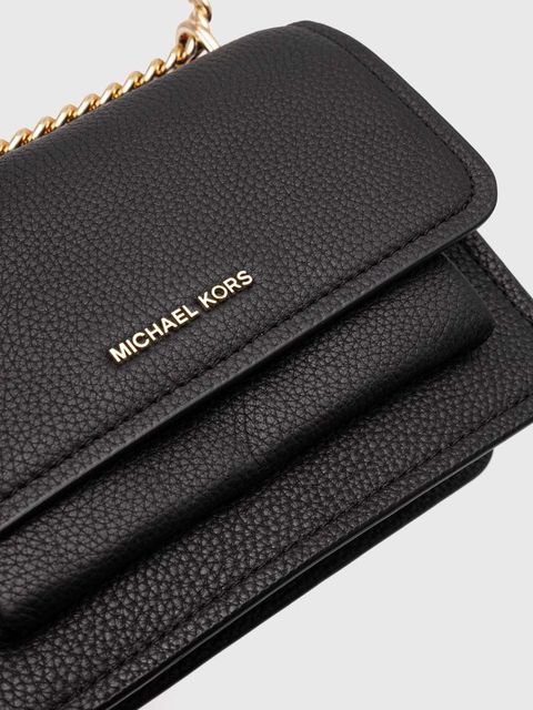 MICHAEL Michael Kors torebka skórzana kolor czarny 32T4GC7C1T