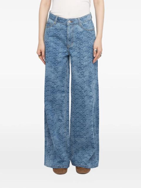 Zadig&Voltaire printed jeans - Blue