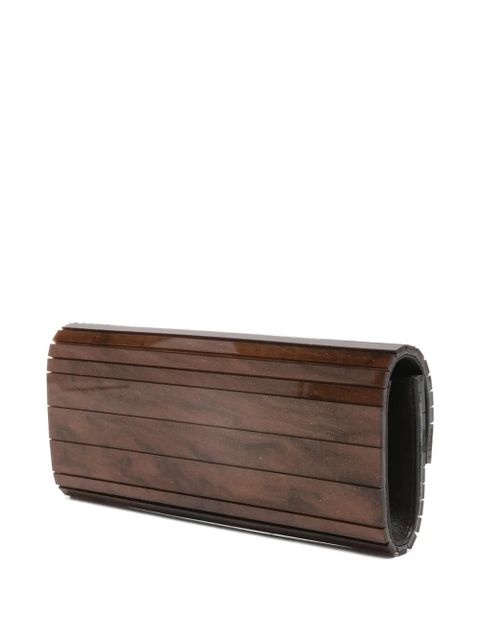 Jimmy Choo Sweetie rectangle-shape clutch bag - Brown