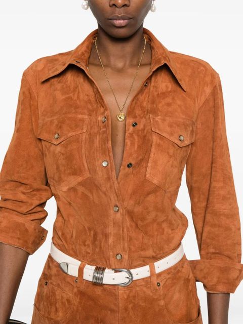 ISABEL MARANT Delcia shirt - Brown