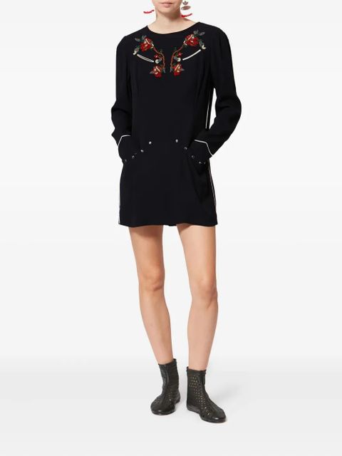 ISABEL MARANT Youma beaded mini dress - Black - zdjęcie produktu nr 2