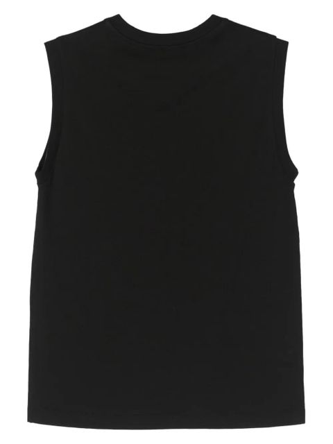 TOTEME crew-neck organic cotton tank top - Black - zdjęcie produktu nr 2