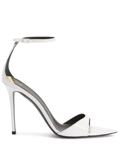 Giuseppe Zanotti 105mm Intriigo Strap sandals - White - zdjęcie produktu nr 1