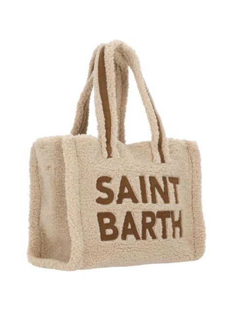MC2 Saint Barth Colette Teddy logo tote bag - Neutrals