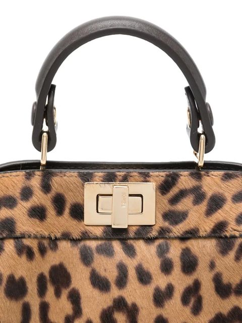 FENDI nano Peekaboo mini bag - Brown - zdjęcie produktu nr 2