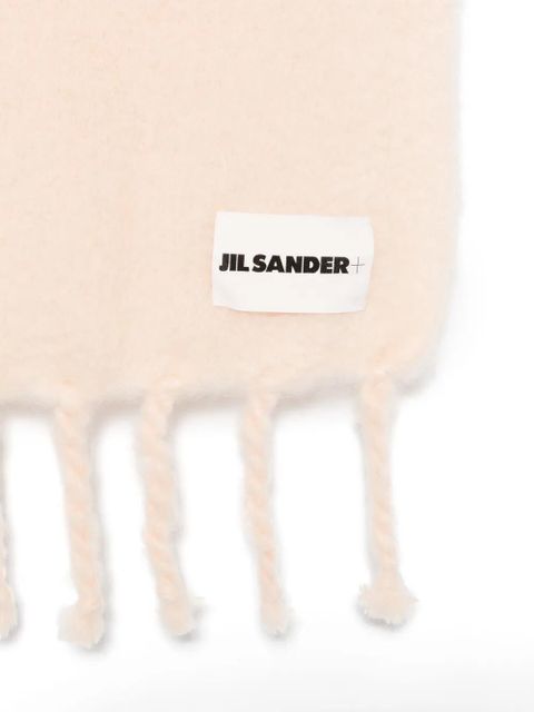Jil Sander brushed scarf - Neutrals - zdjęcie produktu nr 2