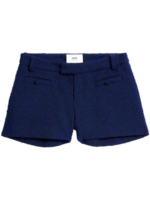 AMI Paris tweed tailored shorts - Blue - zdjęcie produktu nr 1