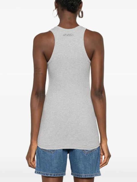 ISABEL MARANT Tysha ribbed tank top - White