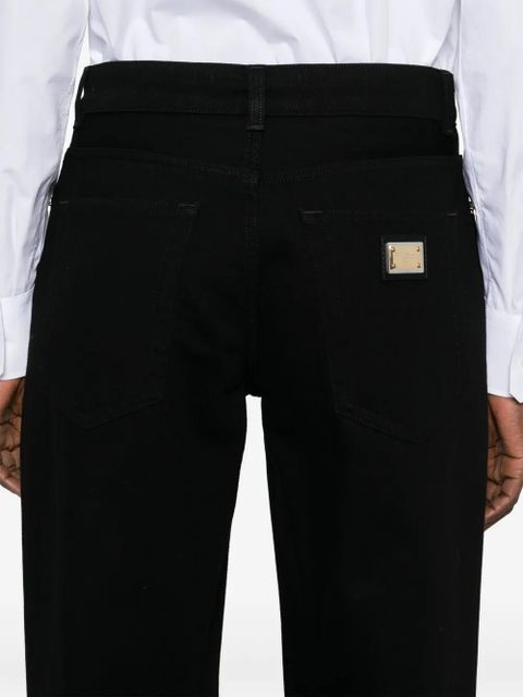 Dolce & Gabbana straight-leg jeans - Black