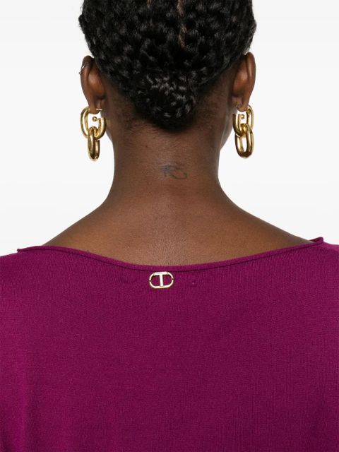 TWINSET Boat neck top - Pink