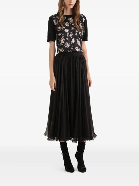 Dolce & Gabbana floral T-shirt - Black - zdjęcie produktu nr 2