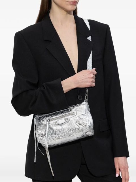 Balenciaga mini Le City Moto tote bag - Silver - zdjęcie produktu nr 2