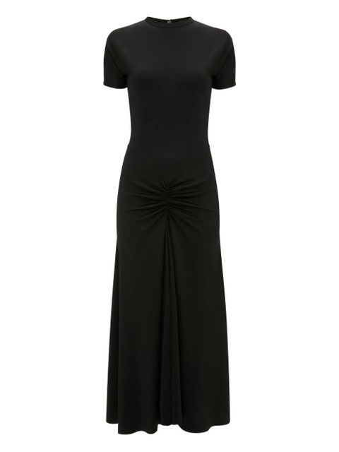 Victoria Beckham gathered waist midi dress - Black - zdjęcie produktu nr 1