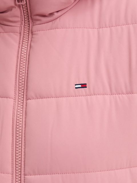 Tommy Jeans kurtka kolor różowy przejściowa DW0DW20959