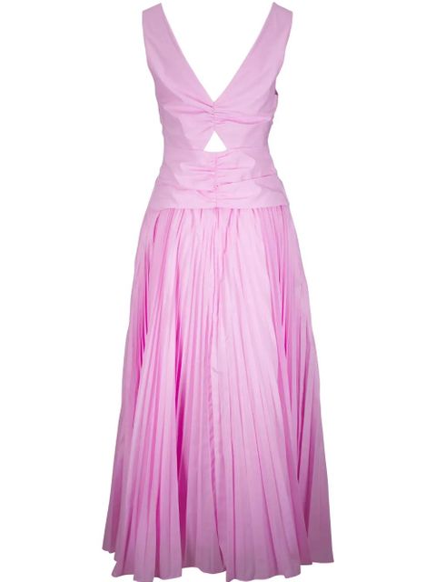 Simkhai Vivianne Tulip pleated cutout-detail dress - Pink - zdjęcie produktu nr 2
