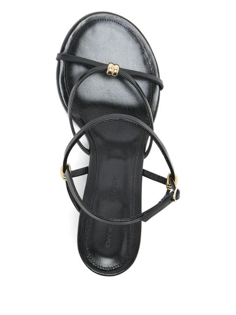Proenza Schouler Coil strappy wedge sandals - Black - zdjęcie produktu nr 2