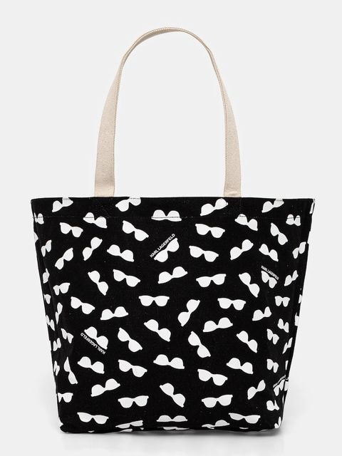 Karl Lagerfeld torebka dwustronna kolor beżowy A1W50020