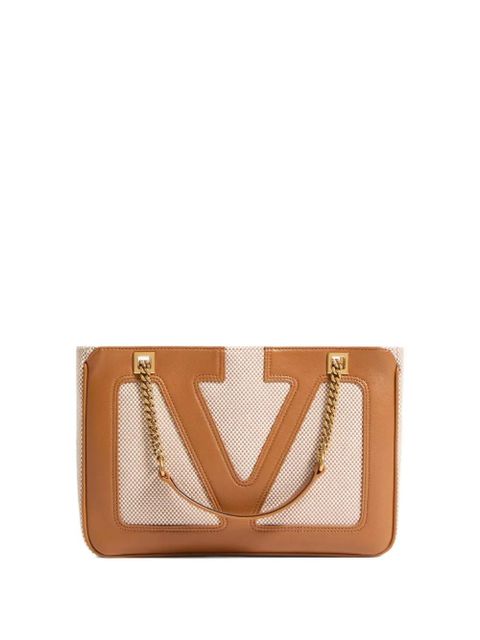 Valentino Garavani small Viva Superstar tote bag - Brown - zdjęcie produktu nr 1