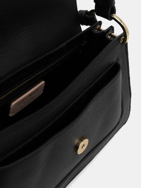 Coccinelle torebka skórzana kolor czarny E1 SSL 12 01 01