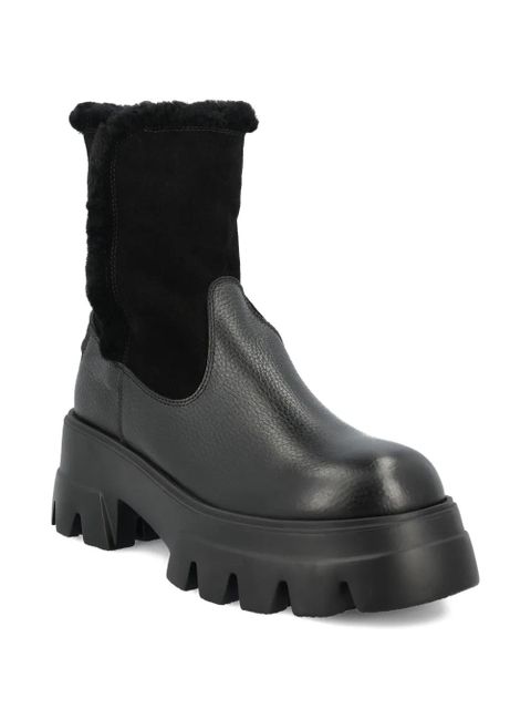 BOGNER shearling lug-sole boots - Black - zdjęcie produktu nr 2