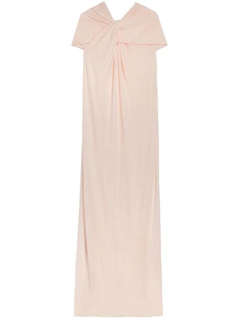 Jil Sander draped maxi dress - Neutrals - zdjęcie produktu nr 1
