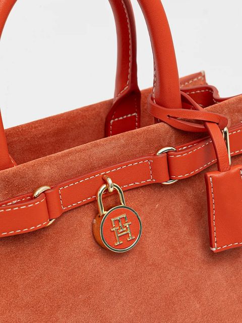 Tommy Hilfiger torebka zamszowa