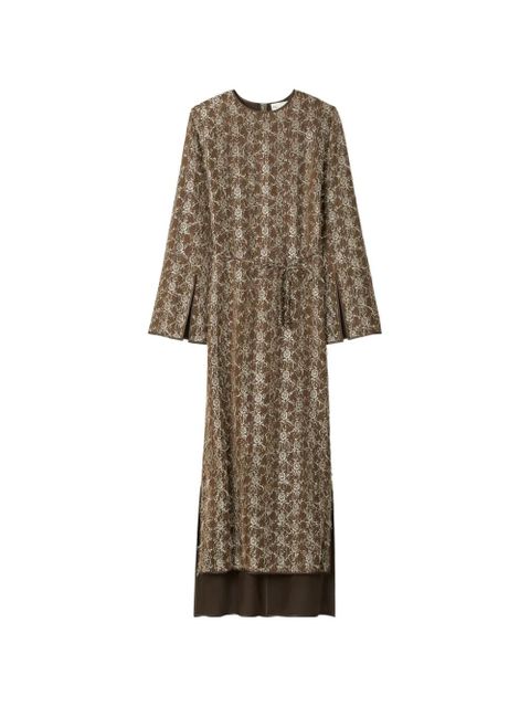 Tory Burch belted lace dress - Brown - zdjęcie produktu nr 1