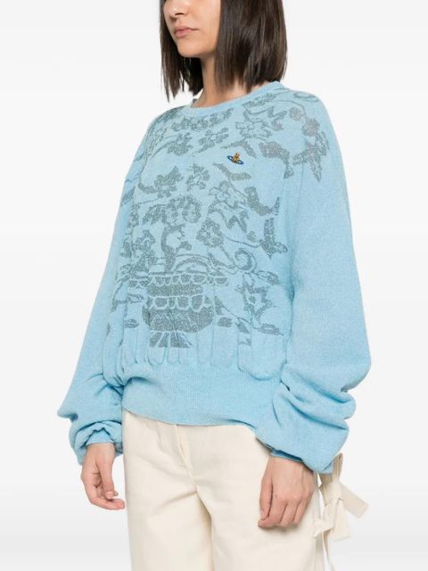 Vivienne Westwood Jules long-sleeves sweater - Blue