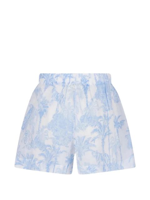 MC2 Saint Barth floral-pattern short - White - zdjęcie produktu nr 2