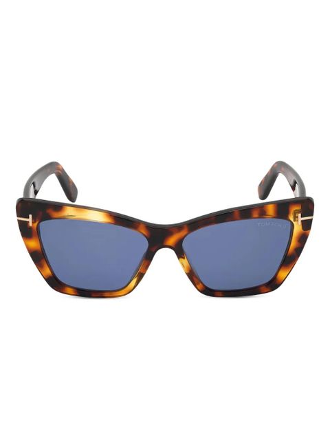 TOM FORD Eyewear Whyatt butterfly-frame sunglasses - Brown - zdjęcie produktu nr 1