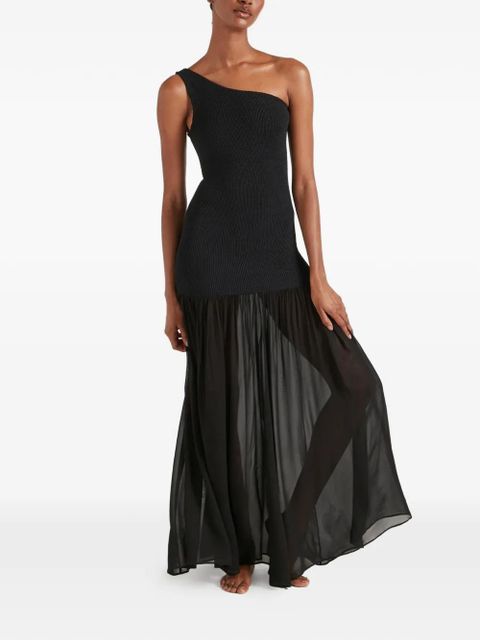 Hunza G Nancy hybrid dress - Black