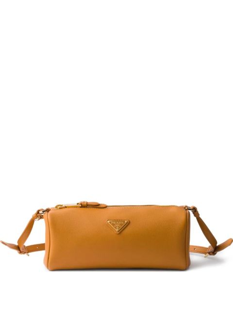 Prada leather shoulder bag - Orange - zdjęcie produktu nr 1