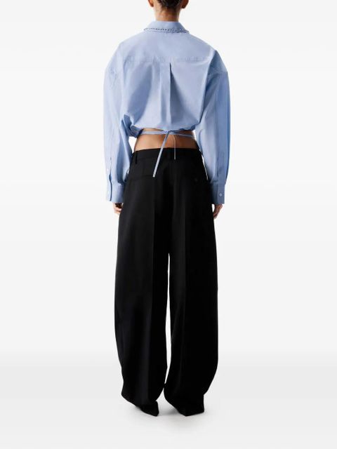 Alexander Wang zip-detail trousers - Black