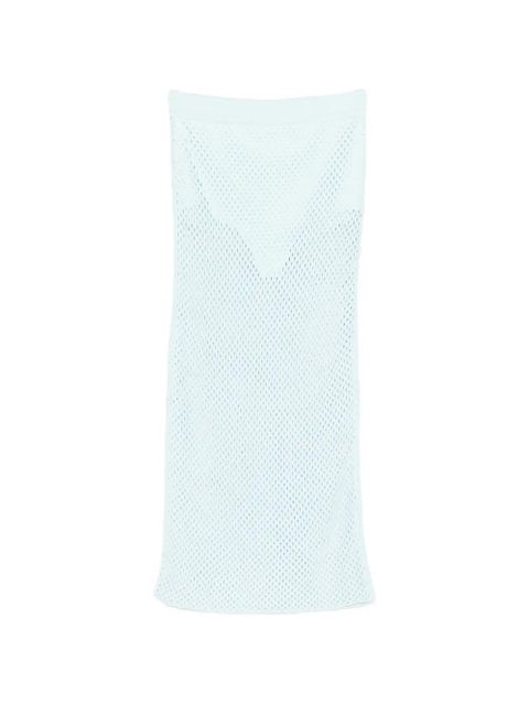 Simkhai elasticated-waistband midi skirt - Blue - zdjęcie produktu nr 1