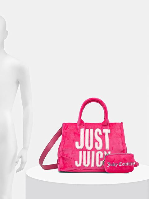 Juicy Couture torebka Iris Patch kolor różowy BIJIR8948WZC