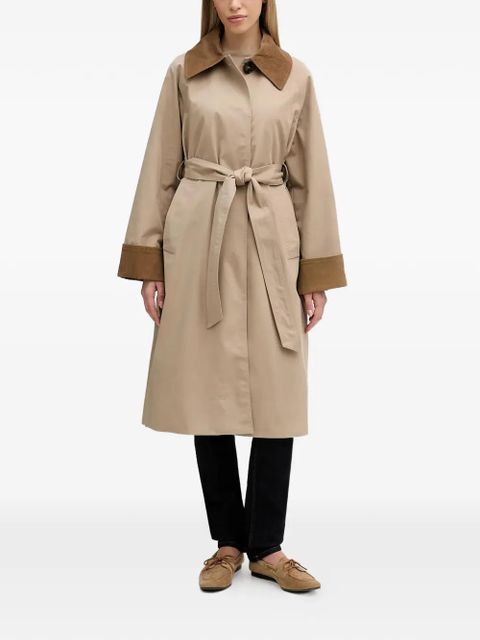 Barbour Reagan corduroy collar belted coat - Neutrals - zdjęcie produktu nr 2